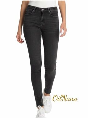 AG Adriano Goldschmied Farrah High Rise Skinny Jeans Washed‎ Black 29 PW34162
